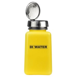 ONE-TOUCH\, DURASTATIC\, YELLOW\, 6 OZ\, PRINTED ''DI WATER''